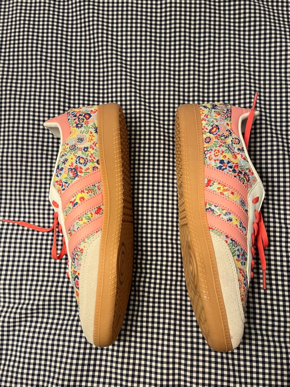 Adidas X Liberty London Pink Floral Brocade Sambas NWOB. Fits like US W 10/10.5 - Picture 4 of 9
